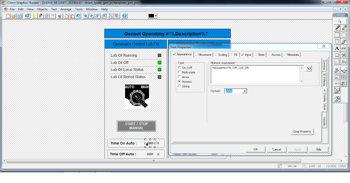 Input Values CITECT SCADA | Mekanik Elektronik Informatika