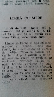 Limbă cu mere