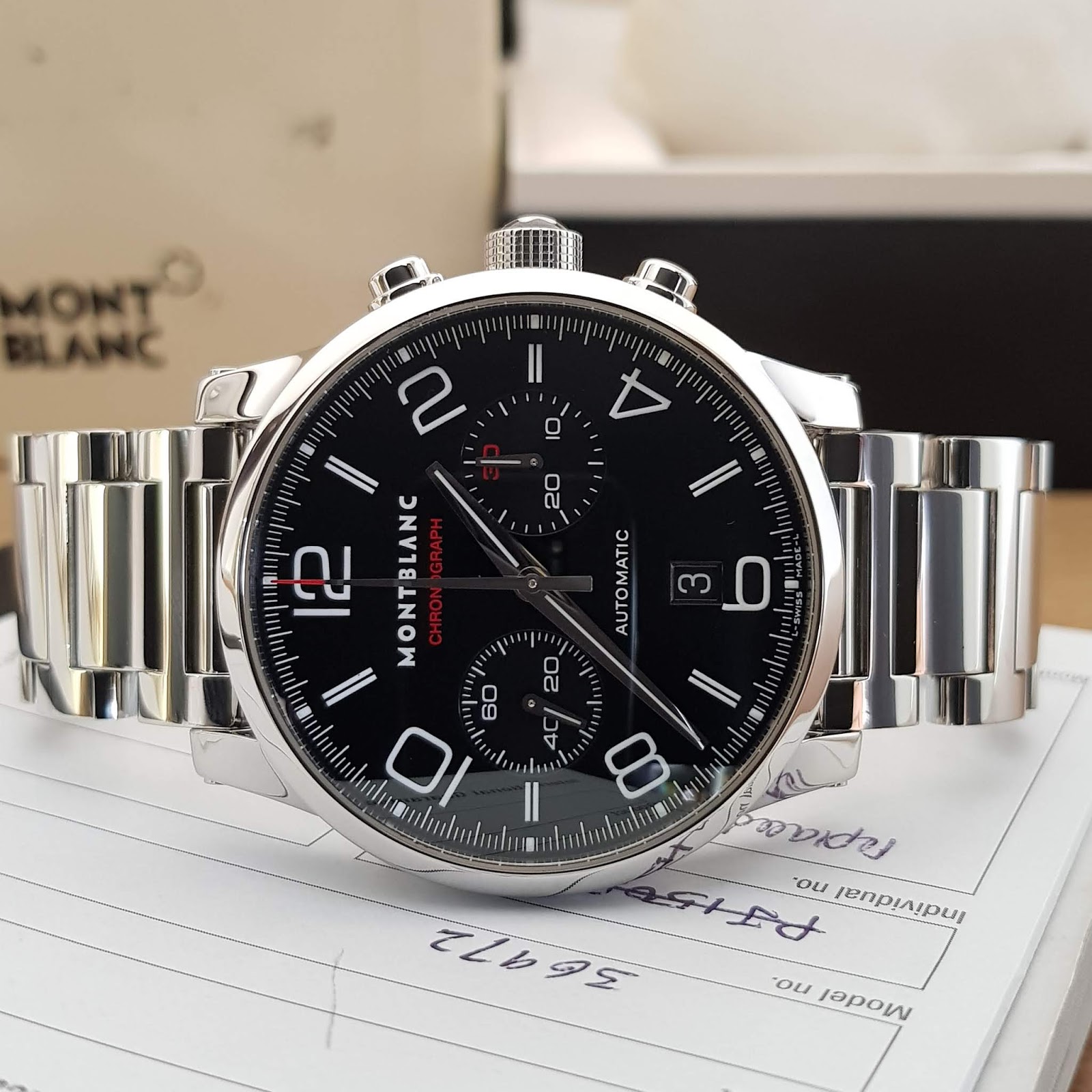 jam montblanc chronograph