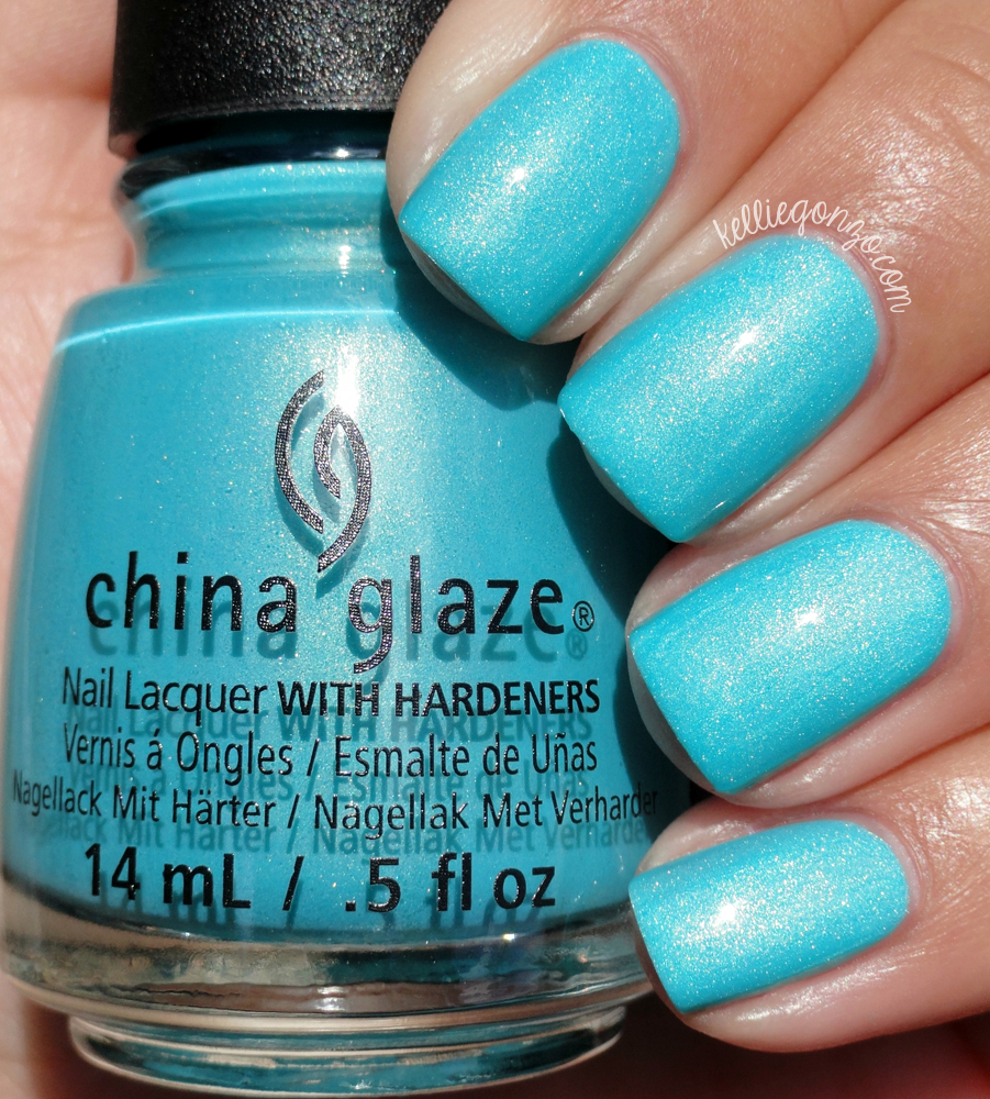 KellieGonzo China Glaze Summer 2016 Lite Brites Collection Swatches