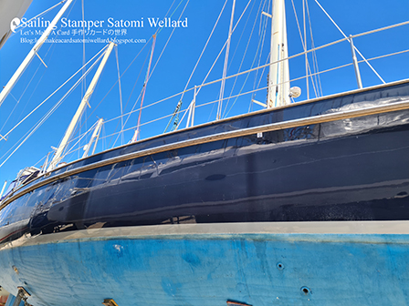 ギリシャプレべザクレオパトラマリーナSATOMI号修理進捗状況by Sailing Stamper Satomi Wellard