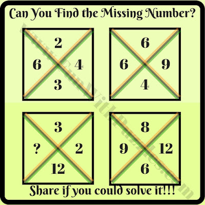 Tricky crossed square math brain teaser riddle Tricky crossed square math brain teaser riddle