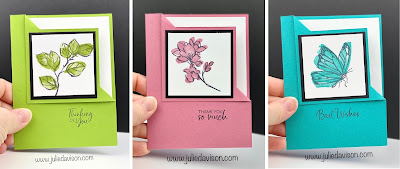 Stampin' Up! Sale-a-Bration Favorite: 15 Touch of Ink Cards ~ #stampinup #saleabration #sab2021 www.juliedavison.com