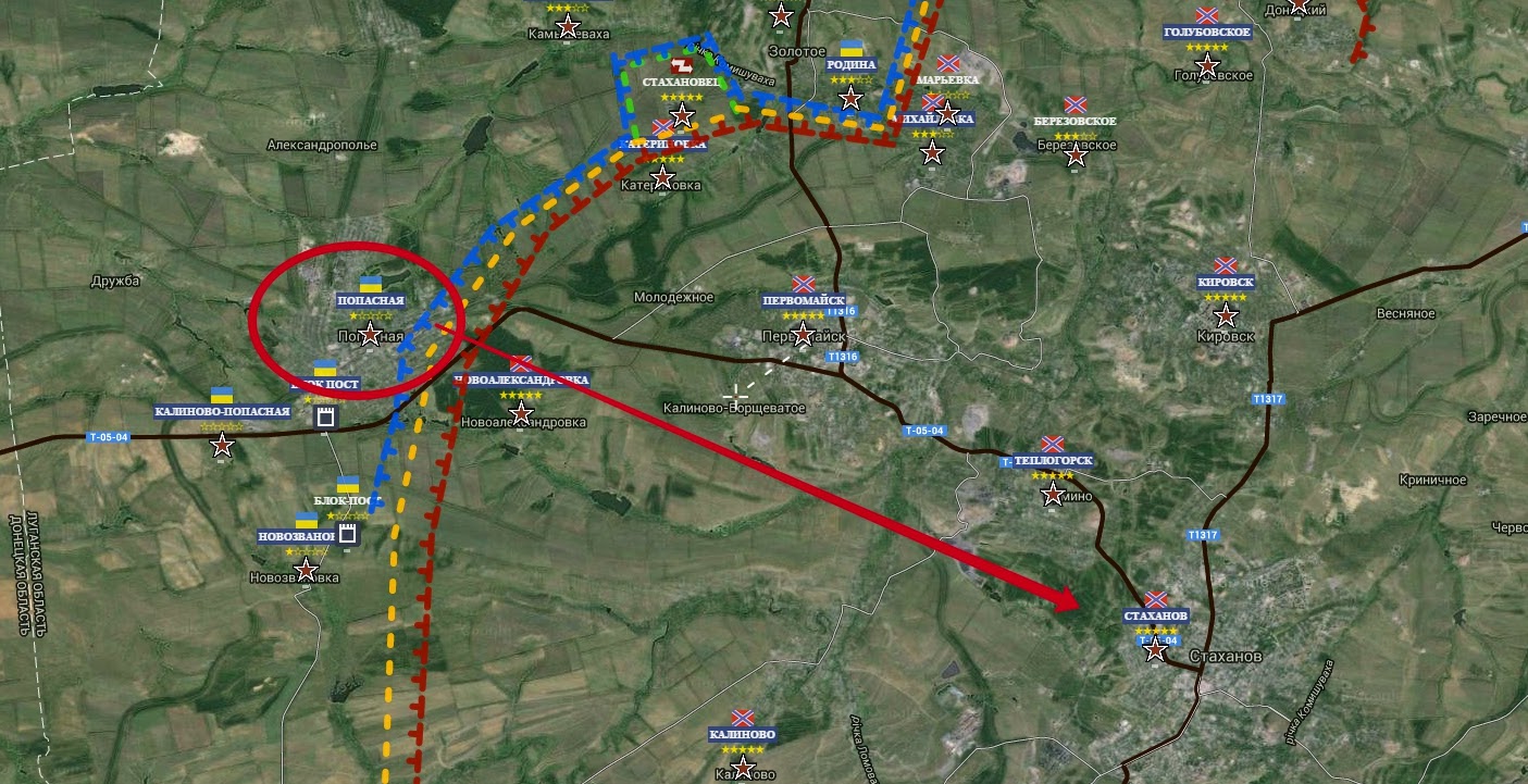 Криничная донецкая область карта