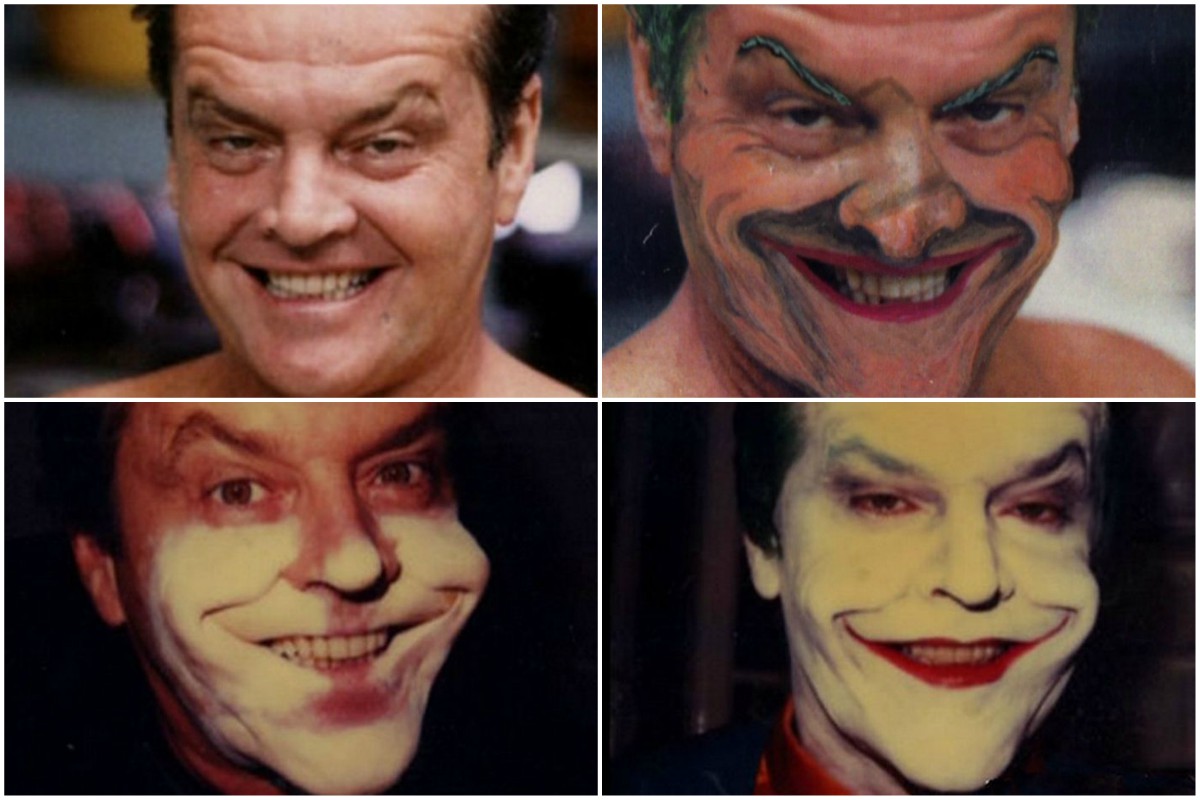 Amazing Behind the Scenes Photos of Jack Nicholson's Makeup Transformation  to Become the Joker for 'Batman' (1989) ~ Vintage Everyday