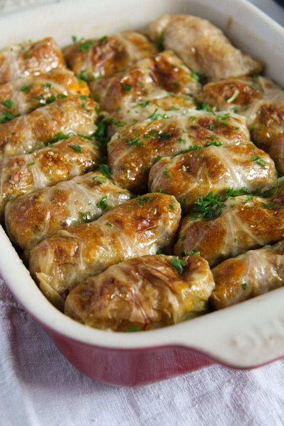 Delicious and satisfying vegan cabbage rolls Inspired Taste Recipes