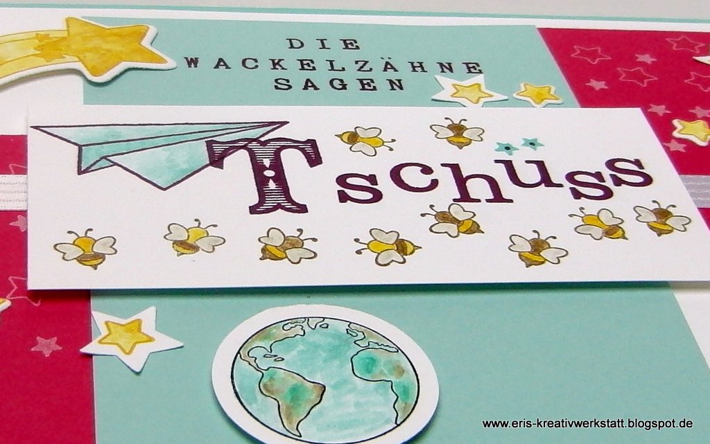 Eri's Kreativwerkstatt: Kindergarten-Abschiedskarte mit "Himmelsstürmer"