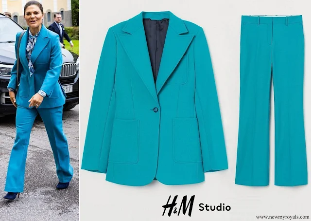 Princess Victoria wore H&M wool blend jacket and trousers