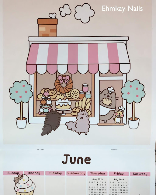 ehmkay-nails-pusheen-calendar-series-cupcake-and-sprinkles-pusheen