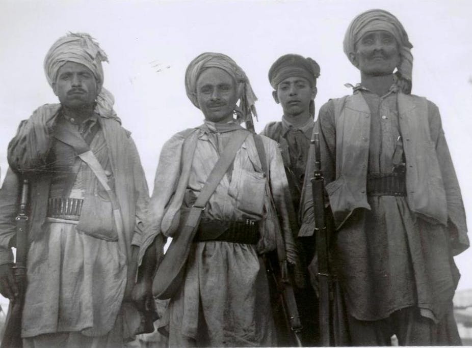 History of Pashtuns: Pashtun tribesmen of Kashmir War of 1948