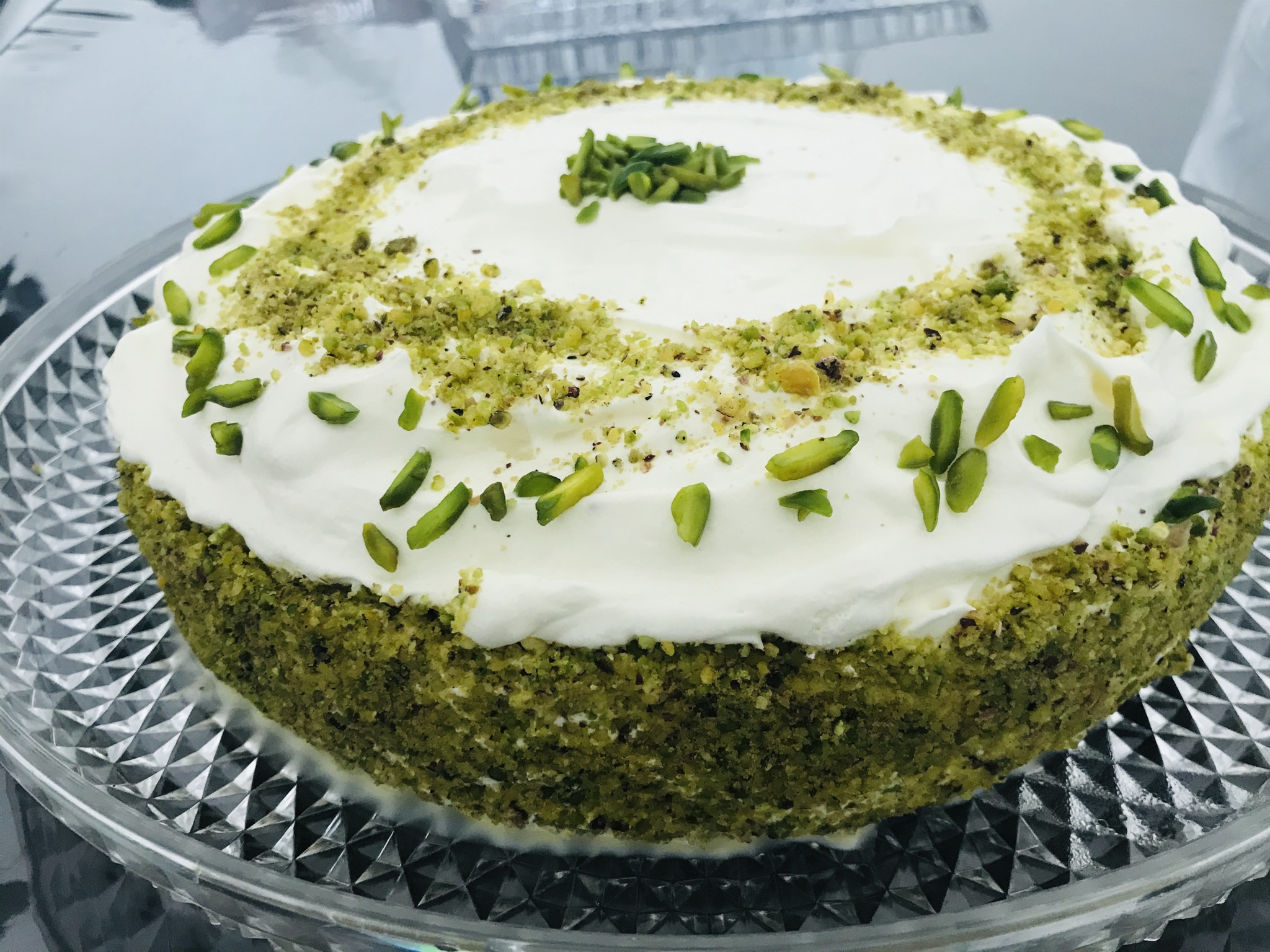 Everybunny Loves Food Pistachio and Saffron Tres Leches Cake