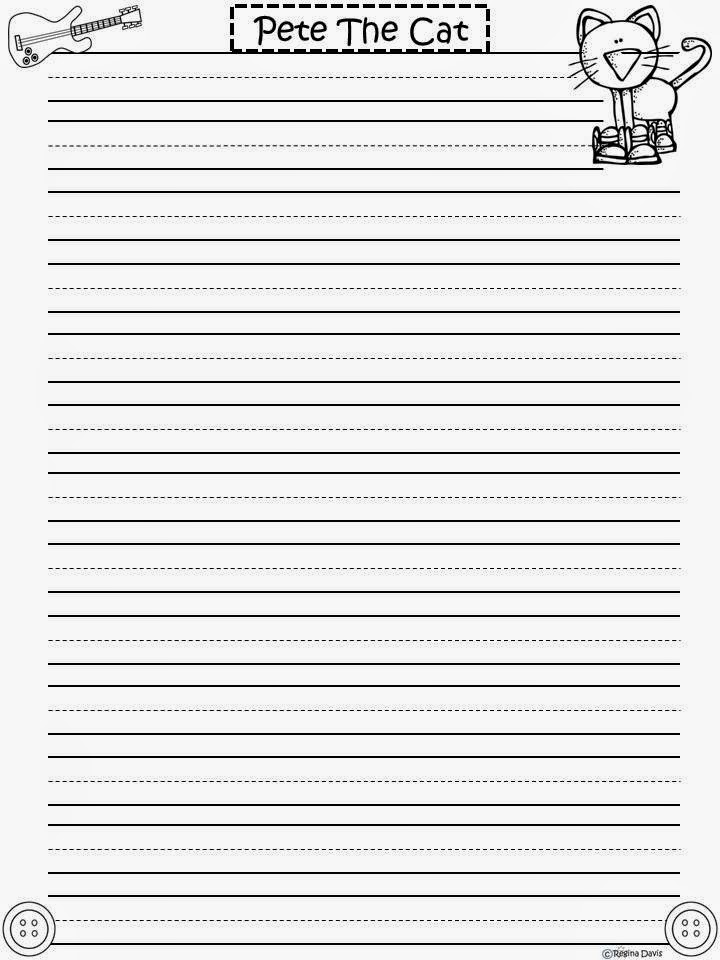 Pete the cat writing paper 08 picture