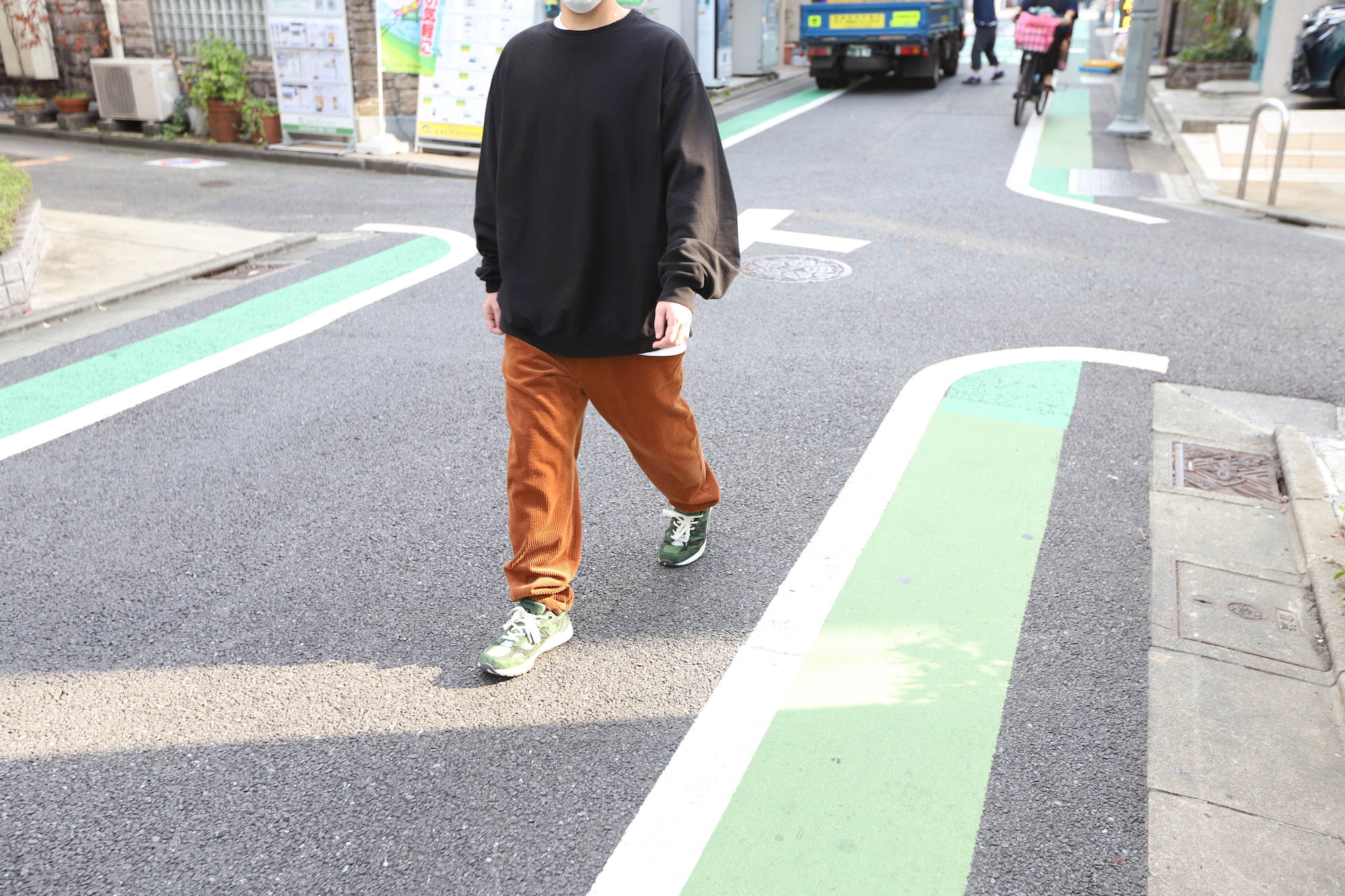 【XL】MIN-NANO×DICKIES Cord Brown