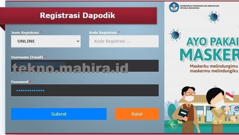Cara Instal Registrasi Dan Backup Data Base Dapodik Terbaru Mahir Tekno