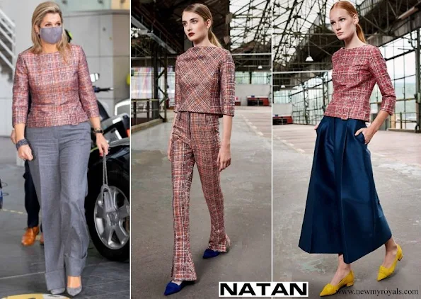 Queen Maxima wore Natan multicolor Top from FW19 Collection