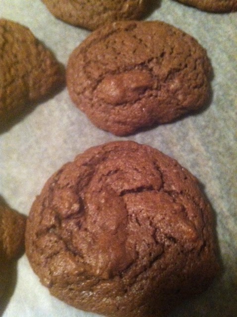 Testing Trendy....1, 2, 3: Triple chocolate fudge cake mix cookies