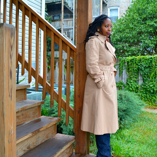 thrift a vintage trench coat