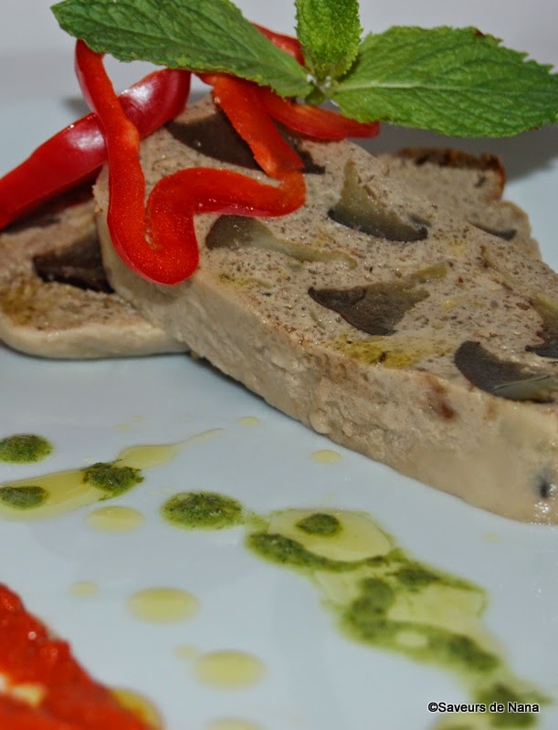 Terrine d'Aubergines froide….