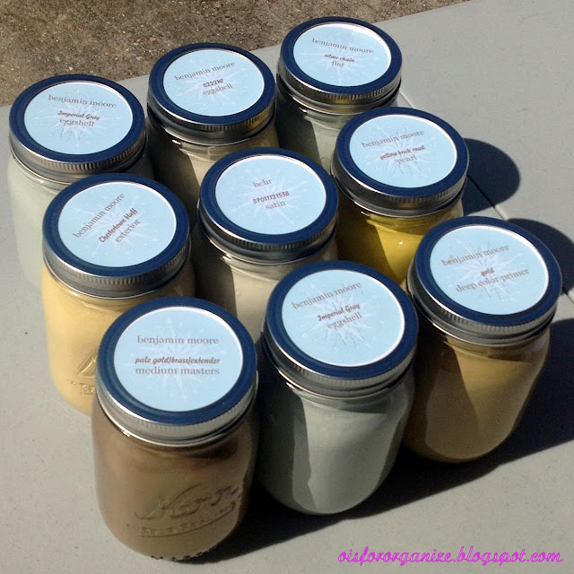 O is for Organize. Paint Storage Part Two