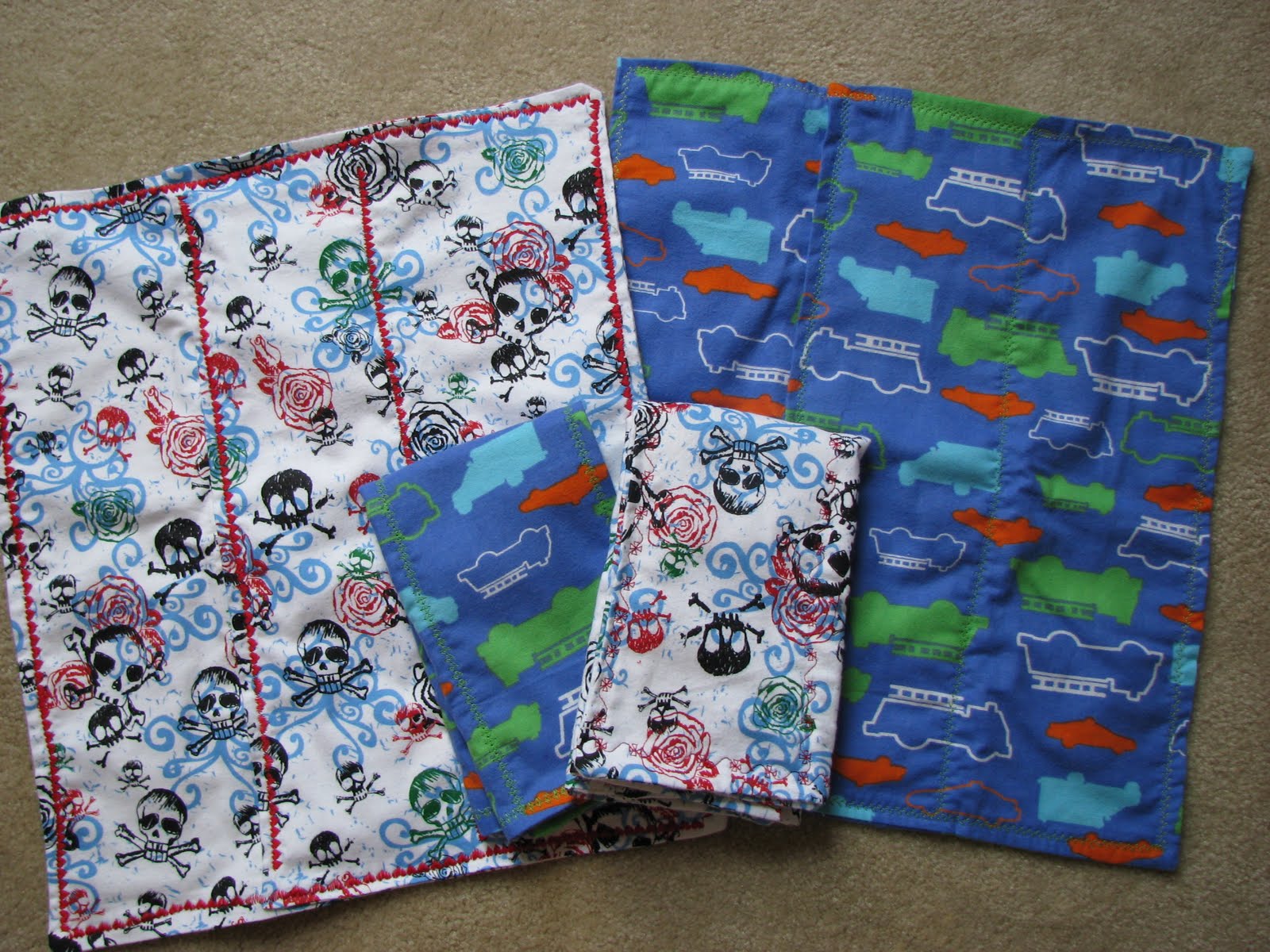 Atelier Mandaline How to make your own flannel diapers & burp cloths
