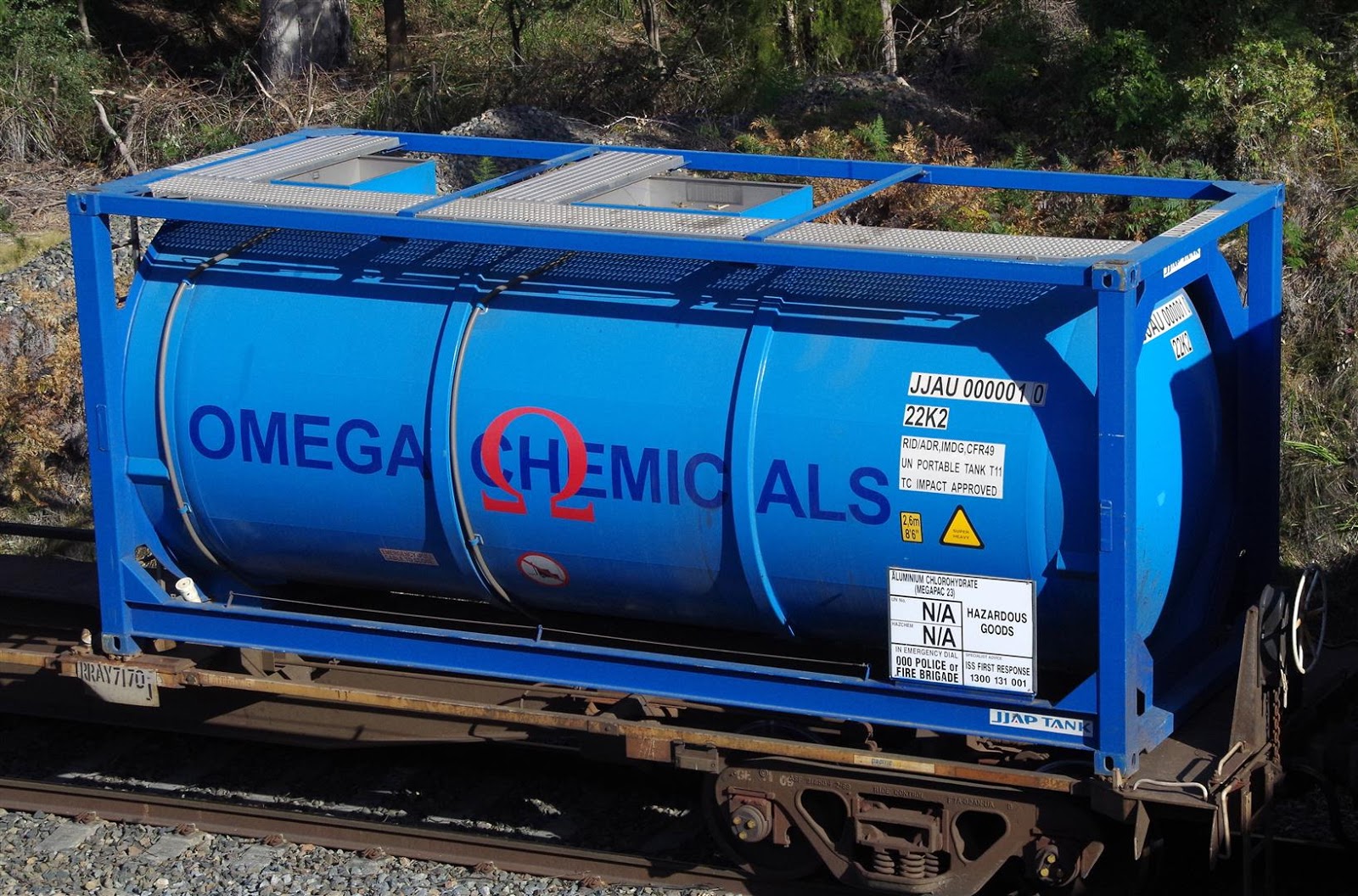 Rollingstock News Omega Chemicals JJAU