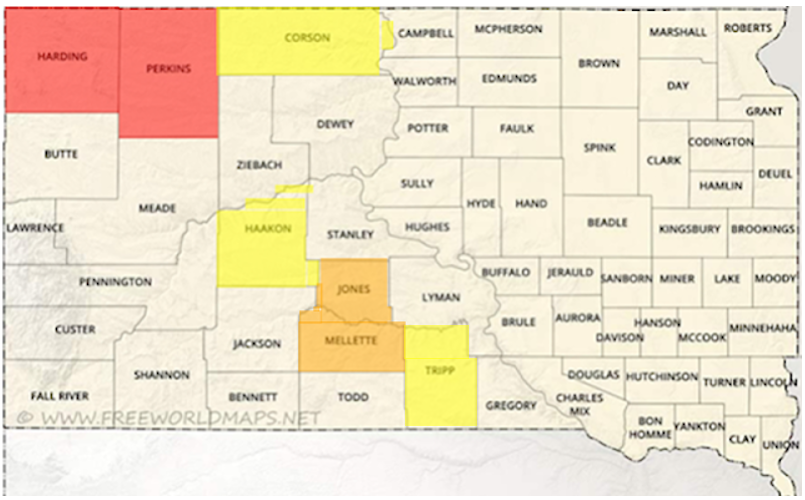 Retiring Guy's Digest Population loss in South Dakota Tripp County