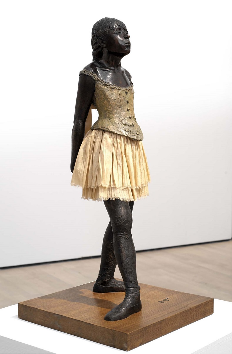 Ballerina di 14 anni 1880 1881 Edgar Degas Museo d Orsay a Parigi Statua in bronzo cm 98 x 35 2 x 24 5