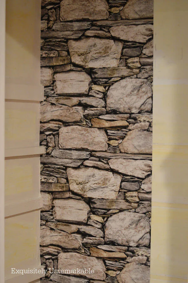 Stacked Stone Peel and Stick Wallpaper