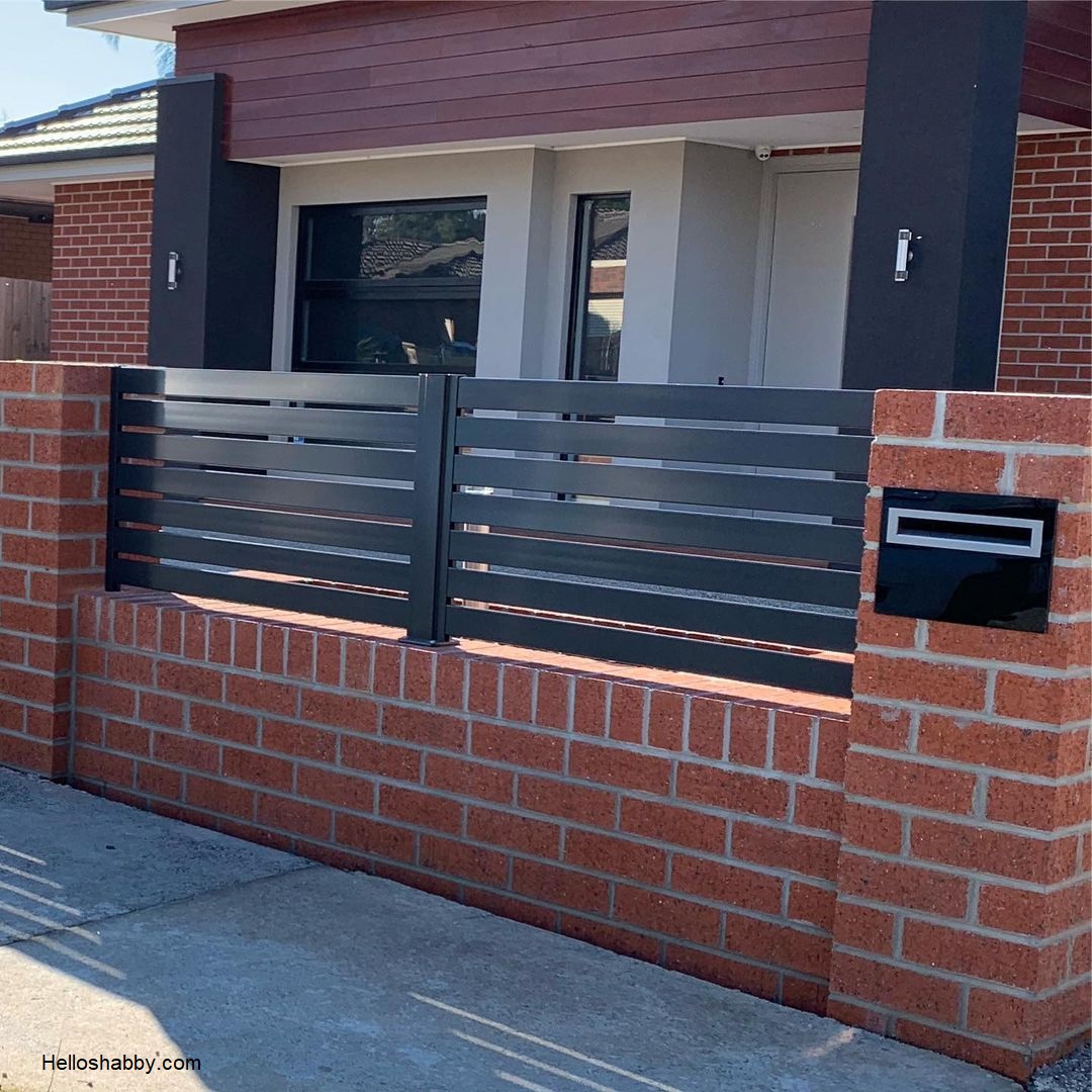 Kumpulan Inspirasi Pagar Rumah dengan Bata Ekspose ~ HelloShabby.com