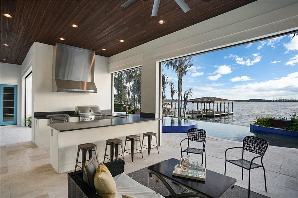 9,000 Square Foot Lakefront Mediterranean-Style Mansion In Orlando, FL