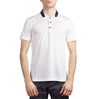 Áo thun nam Balenciaga Men"s Cotton Short Sleeve Polo Shirt White Jjjjjjj