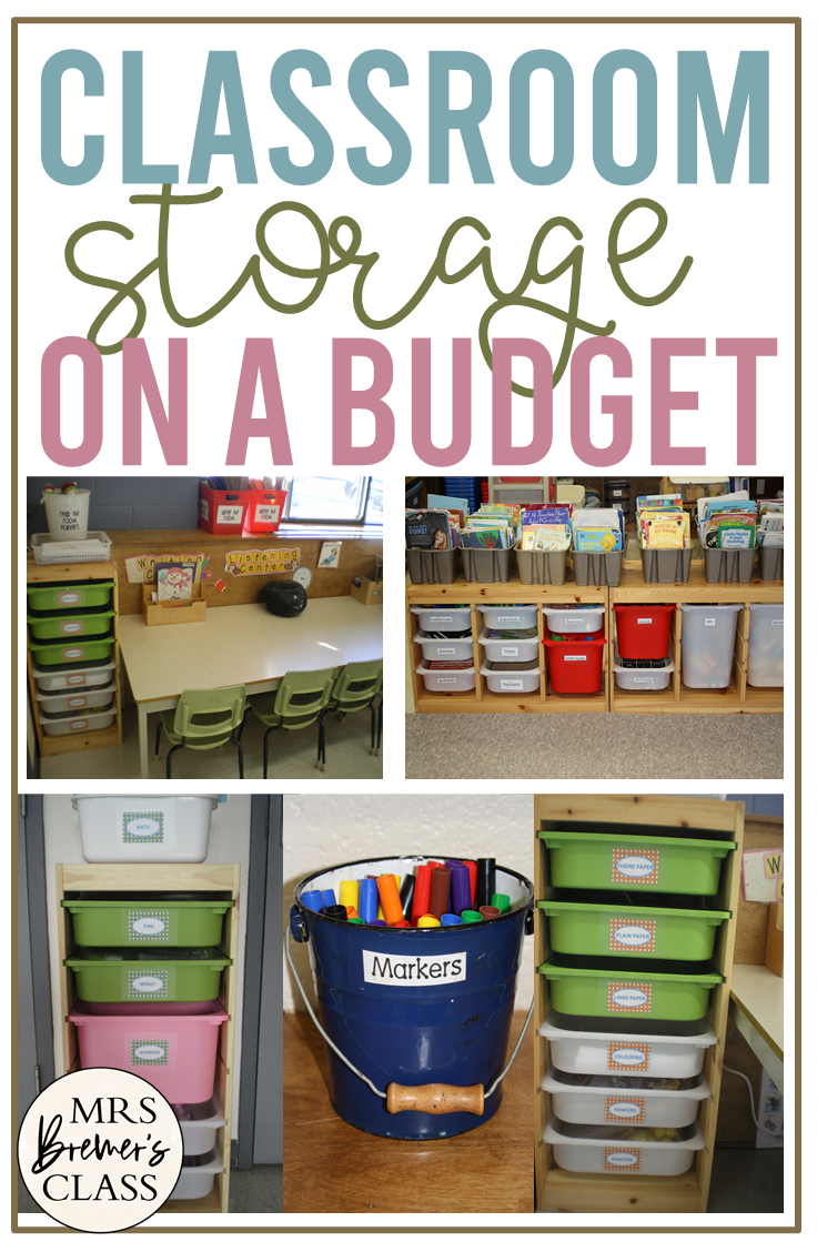Storage...How I Love Thee Mrs. Bremer's Class