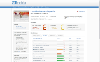 Relatório, Webmaster, SEO, GTmetrix, Performance Report, Website Secretaria Geral Da Presidência do Conselho de Ministros