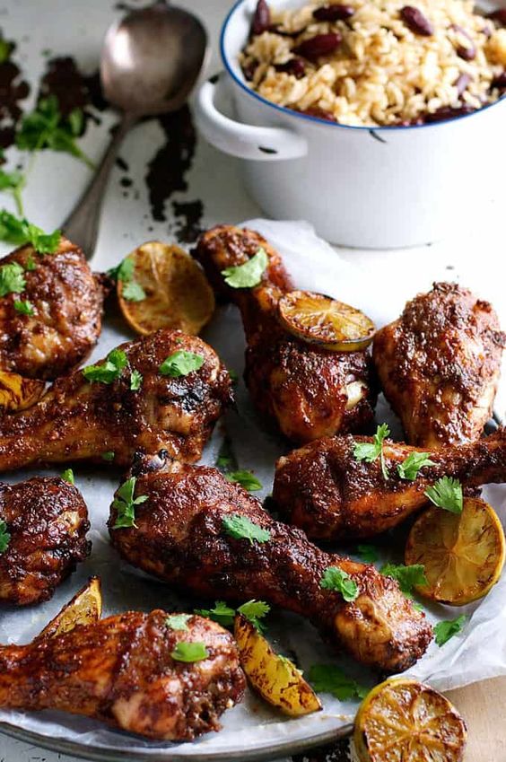 Jamaican Jerk Chicken Drumsticks Easy Dessert Healthy