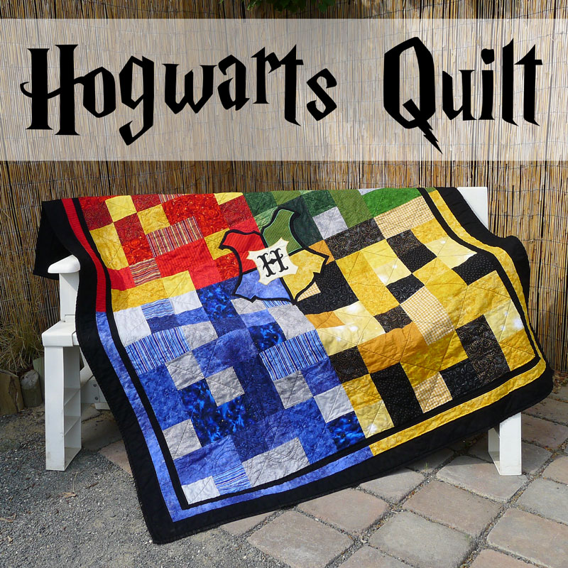 Harry Potter Hogwarts Quilt