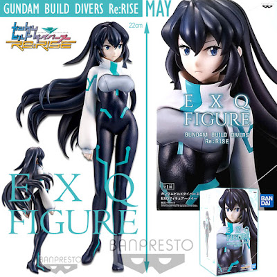 EXQ Gundam Build Divers Re:Rise May 8" PVC Figure Banpresto 100% authentic 