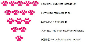 Amber's Book Review Paw Ratings Scale ©BionicBasil®