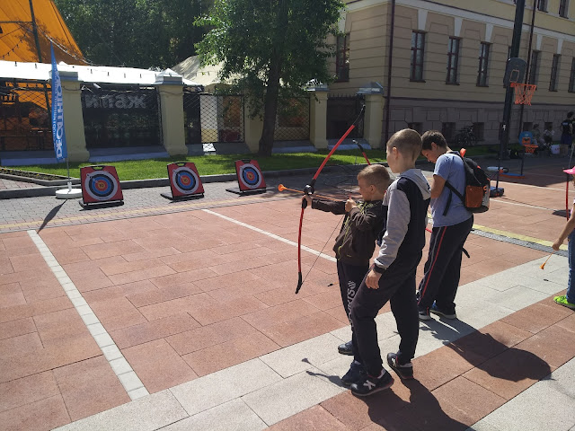 лук стрельба, Марафон в Томске 2019