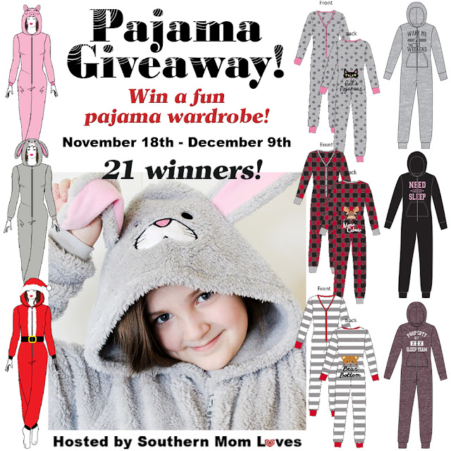 Enter to be 1 of 21 Winners! Women's Onesie PJ Wardrobe #Giveaway Event by 12/9