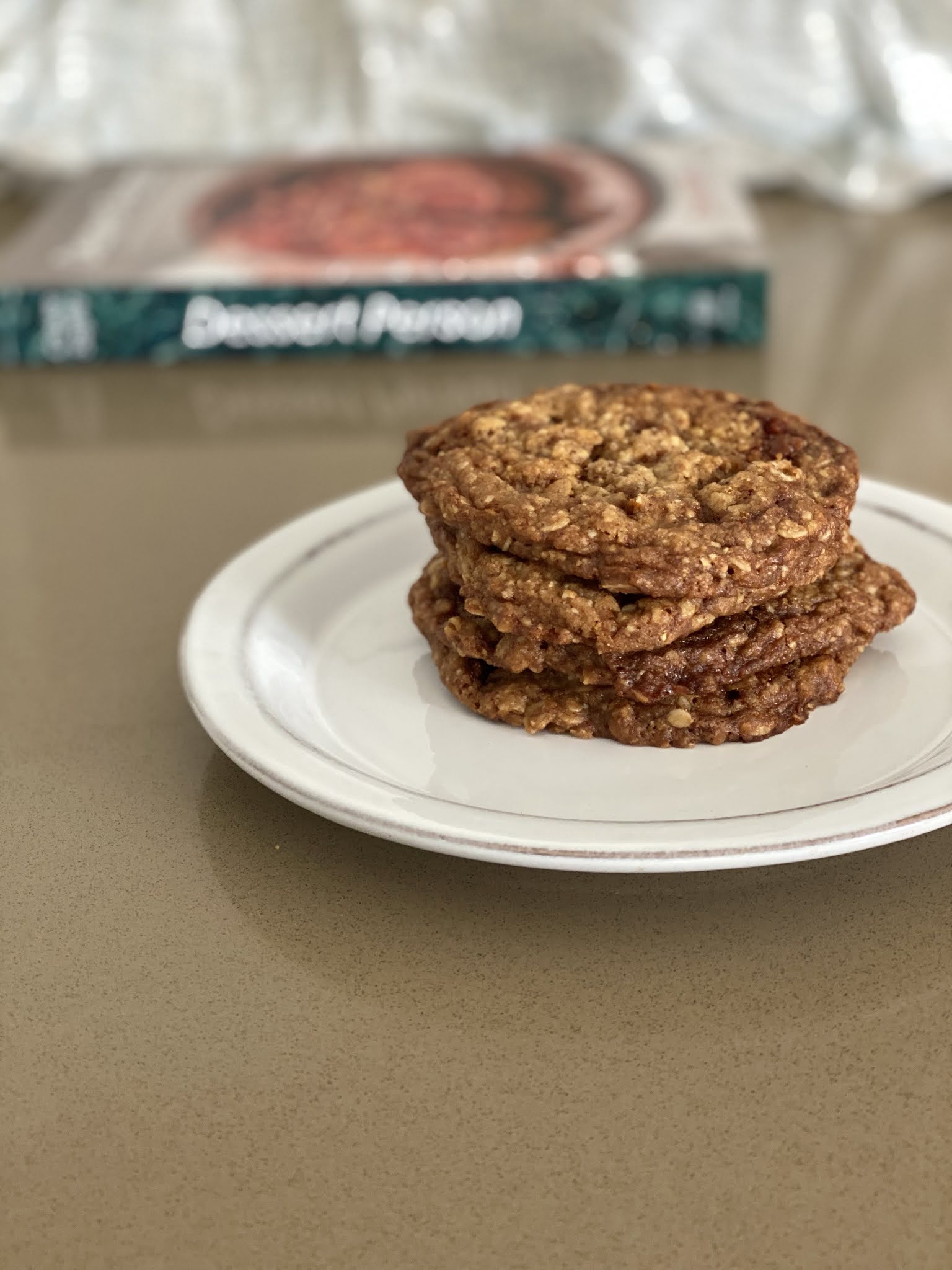 Oat and Pecan Brittle Cookies Fresh from the...