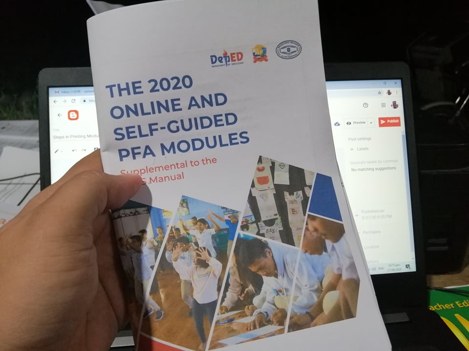 Steps in Printing Module in Booklet Form