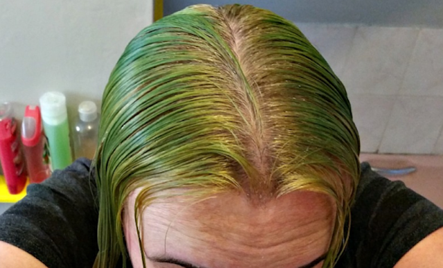 Green hair