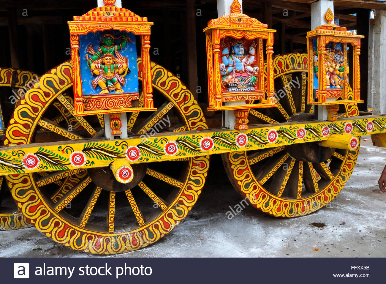 The three amazing chariots of Jagannath temple, Puri