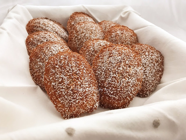 Madeleines con panela sin gluten