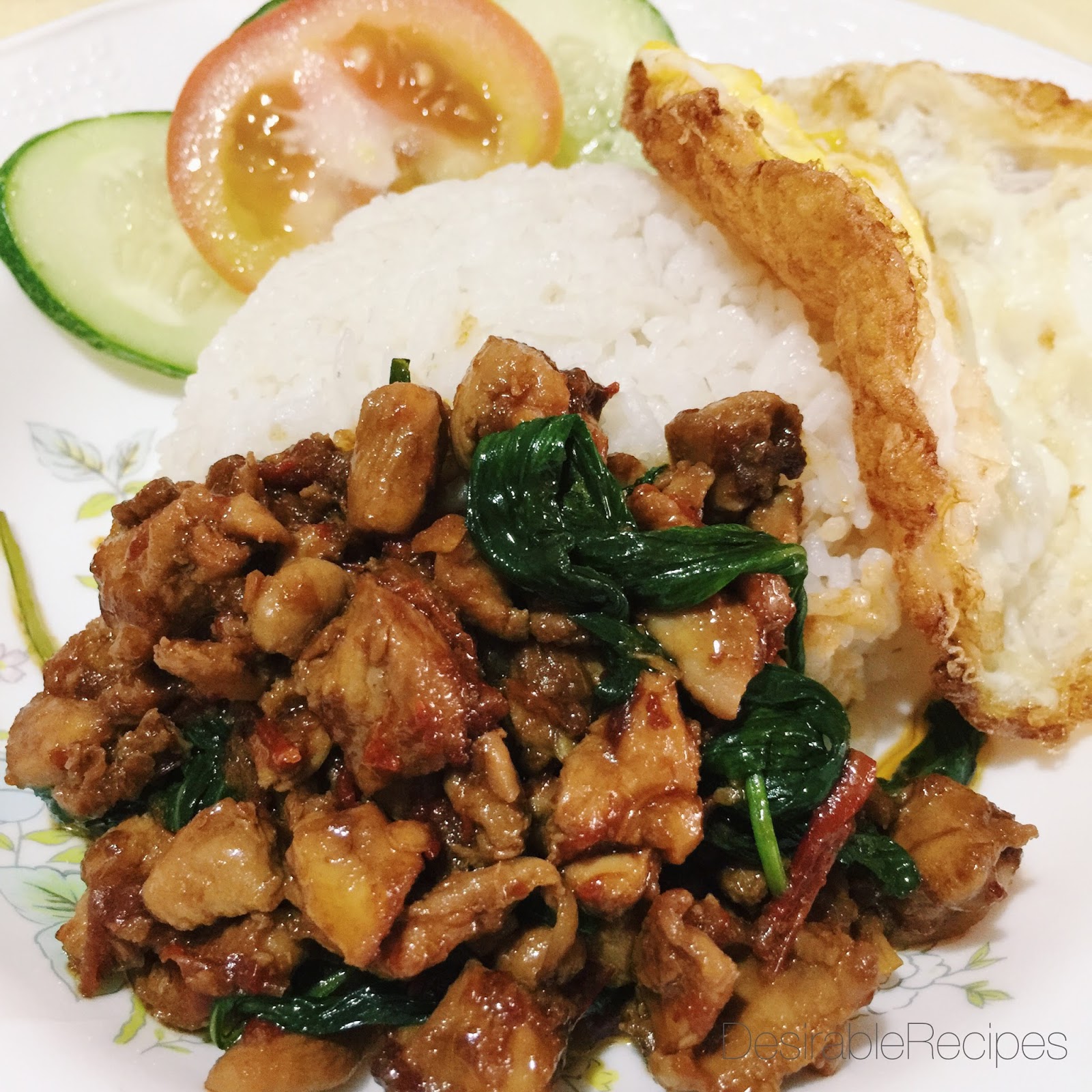 Thai Chicken with Basil (Pad Kra Pao Gai)