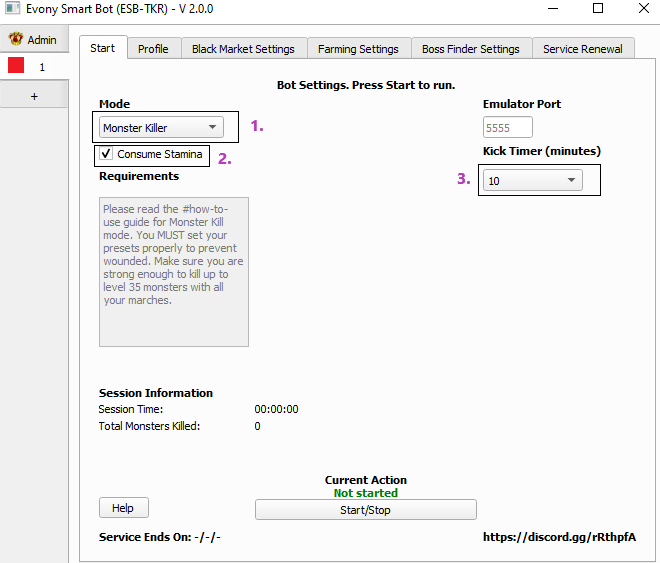 Monster Kill GuideEvony Smart Bot