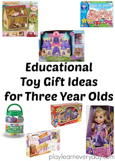 educational toy gifts for three year olds collage
