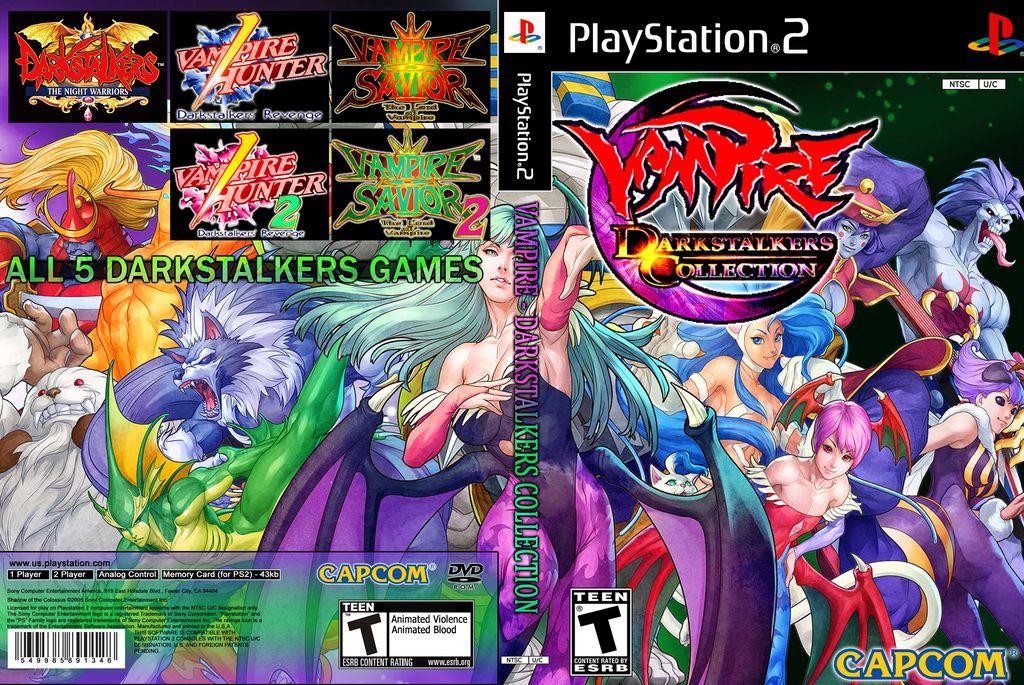 Vampire Darkstalkers Collection RIP Games em Torrent PS2