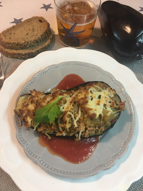 Berenjenas Rellenas De Carne Y Champiñones: Receta Completa