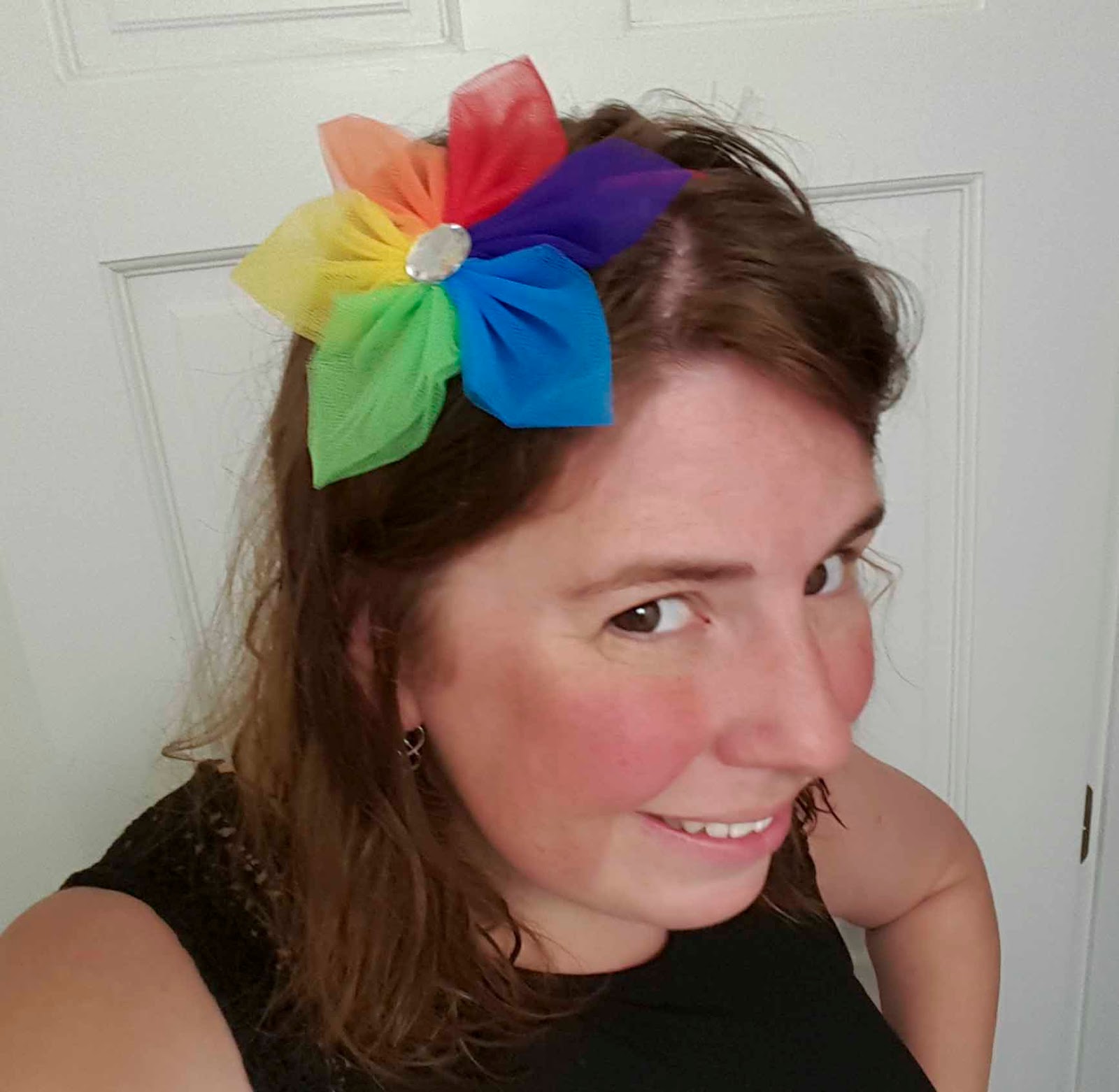 tulle headband diy